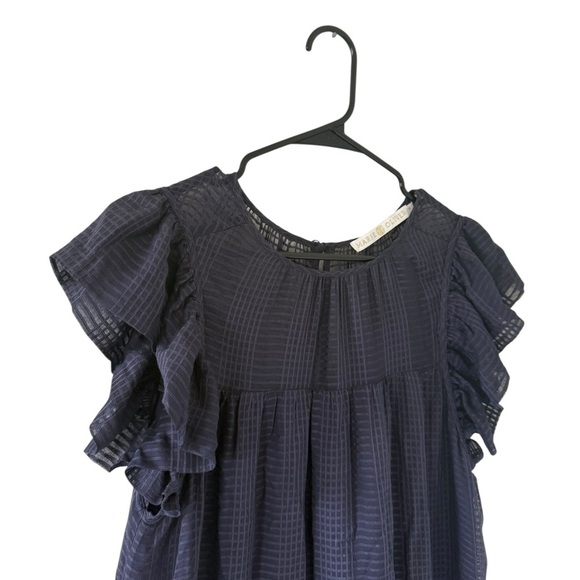 Marie Oliver Surie Tiered Flutter-Sleeve Maxi Dress - Picture 4 of 8